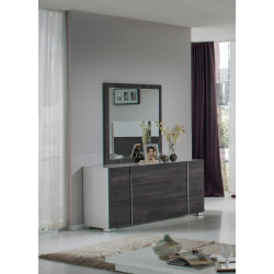 Nova Domus Corrado Italian Modern Grey Mirror