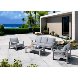Renava Dunes Outdoor Grey Sofa Set