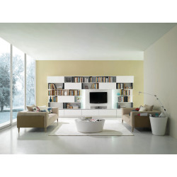 Modrest Crocus White Lacquer Coffee Table