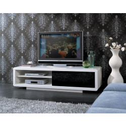 Modrest D3034 - Modern White TV Entertainment Unit