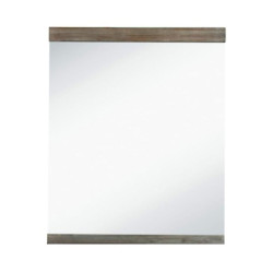 Modrest Daisy Mid-Century Dark Acacia Mirror