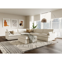 Divani Casa Danica - Modern Grey Sectional Sofa 