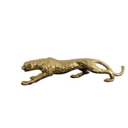 Modrest Jaguar Modern Gold Sculpture 24"