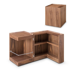 Modrest Delight - Modern Walnut End Table