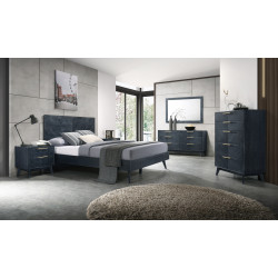 Modrest Diana - Modern Grey Ash Bedroom Set