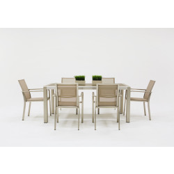 Renava Diego Outdoor Grey Dining Table Set
