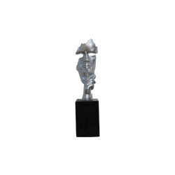 Modrest Silver Mask Sculpture