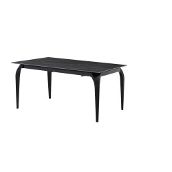 Modrest Suri - Modern Black Ceramic Extendable 71"/94.5"  Dining Table