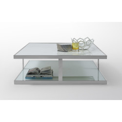 Modrest Modern White Marble Coffee Table