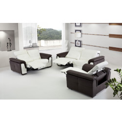 Divani Casa E9000 - Modern Leather Sofa Set with Electrical Recliners
