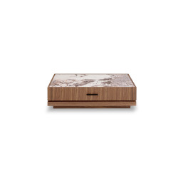 Nova Domus Bailey- Modern Walnut Rectangular Coffee Table