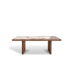 Nova Domus Bailey- Modern Walnut Rectangular Dining Table