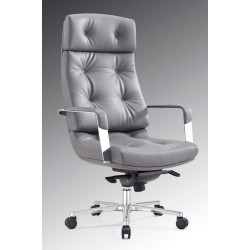 Modrest Forbes Modern Grey High-Back Office Chair