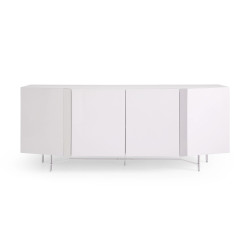 Modrest Fairmount - Modern High Gloss White Buffet