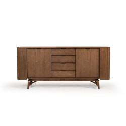 Modrest Fallon Modern Walnut Buffet