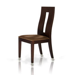 Modrest Thor - Modern Wenge Red Oak Veneer Dining Chair
