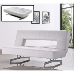 Divani Casa Wilshire - Modern Fold-Out Leatherette Sofa Bed