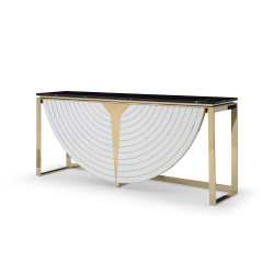 Modrest Flavio - Gold + Marble Console Table