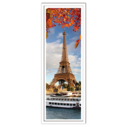 Modrest Eiffel Tower Framed Acrylic Painting