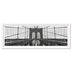 Modrest Brooklyn Bridge Framed Acrylic Painting