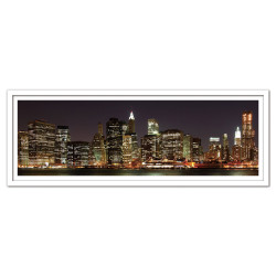 Modrest Skyline Framed Acrylic Painting