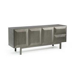 Modrest Jago Contemporary Black Gun Buffet