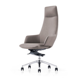 Modrest Gates - Modern Grey High Back Executive Office Chair
