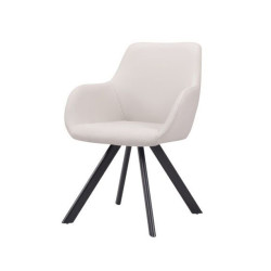 Modrest Kent Modern Grey Leatherette Dining Chair (Set of 2)