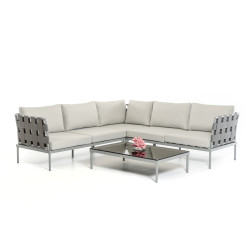 Renava Hamptons Modern Outdoor Sectional Sofa Set