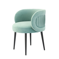 Modrest Hartman - Modern Teal Accent Chair