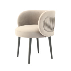 Modrest Hartman - Modern Grey Accent Chair