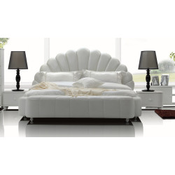 Whelk Modern White Nightstand