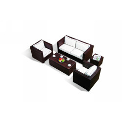 6420 Single sofa w/4.7in seat +4in soft back cushion