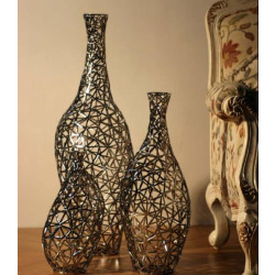 Chrome Vase