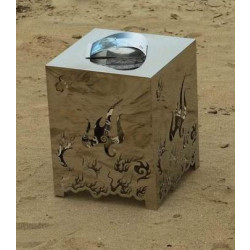 Chrome Cube Accent