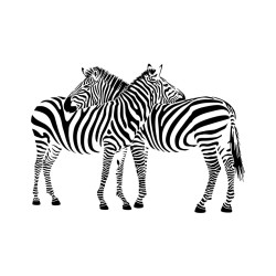 Modrest Modern Zebra Couples Artwork