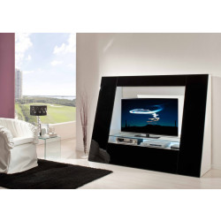 Italian Black Prisma TV Stand