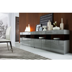 Modrest Daytona Modern Grey High Gloss Buffet