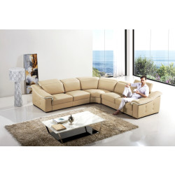 Divani Casa T296 - Modern Leather Sectional Sofa