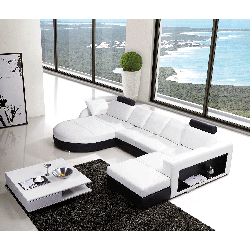 Divani Casa T57C - Modern Leather Sectional Sofa