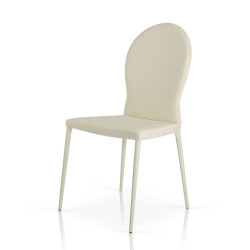 167CH - White Contemporary Modern Dining Chair (Set of 2)