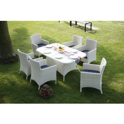 CZ-8040 Dining table w/8mm clear glass top
