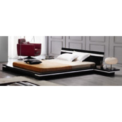 Sonata Platform Bed in Black 