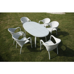 GZ-1883-2 dining table w/8mm glass top