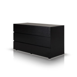 Modrest Logan - Modern Black Oak Dresser