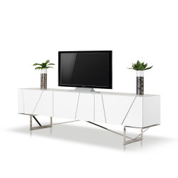 Modrest Rostock - White TV Stand