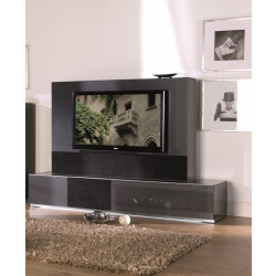 Modrest Verona - VR4 Shiny metallic charcoal grey Made in Italy TV Entertainment System