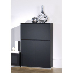 Modrest Verona - VR275 Black Made in Italy Compact Office Workstation