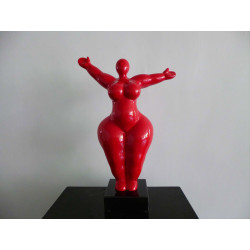 Modrest SZ0034 - Modern Red Voluptuous A Sculpture