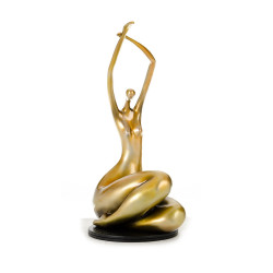 Modrest SZ0425 - Modern Gold Lass Sculpture